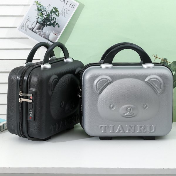 14 & 16 Inches New Design Carry On Suitcase High Quality ABS Mini Travelling Bag Women Casual Cute Leisure Portable Suitcase